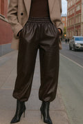 Faux leather broek Zara