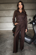 Bruine Jumpsuit - CTN Collection
